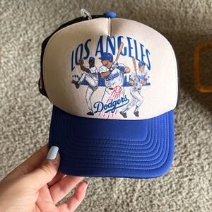 NWOT Mitchell & Ness Los Angeles Dodgers 60th anniversary Trucker hat